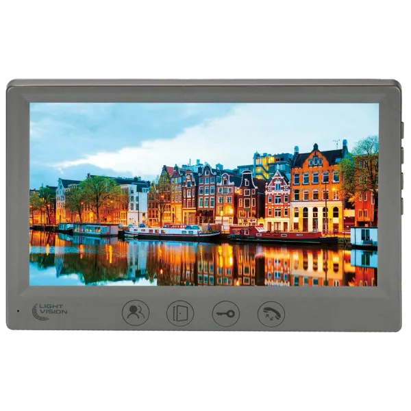Light Vision AMSTERDAM FHD GRAY Відеодомофон