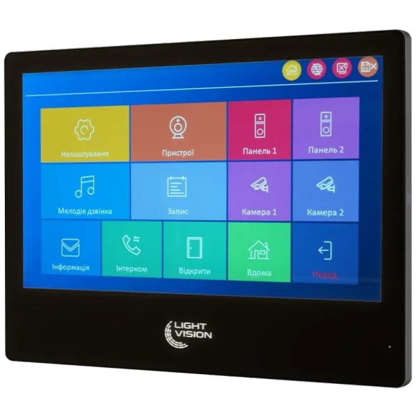 Light Vision SINGAPORE WiFi FHD BLACK (AI) 10" Відеодомофон