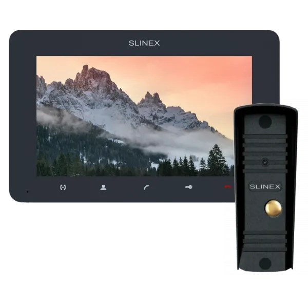 SM-07MHD графіт + панель ML-16HD чорний Комплект Slinex