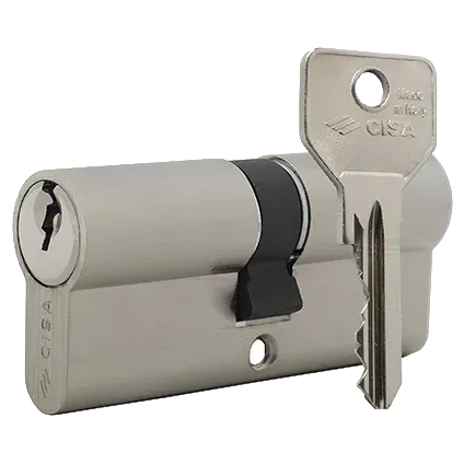 CISA C2000 70 (35*35) нікель матовий 3 ключі Циліндр