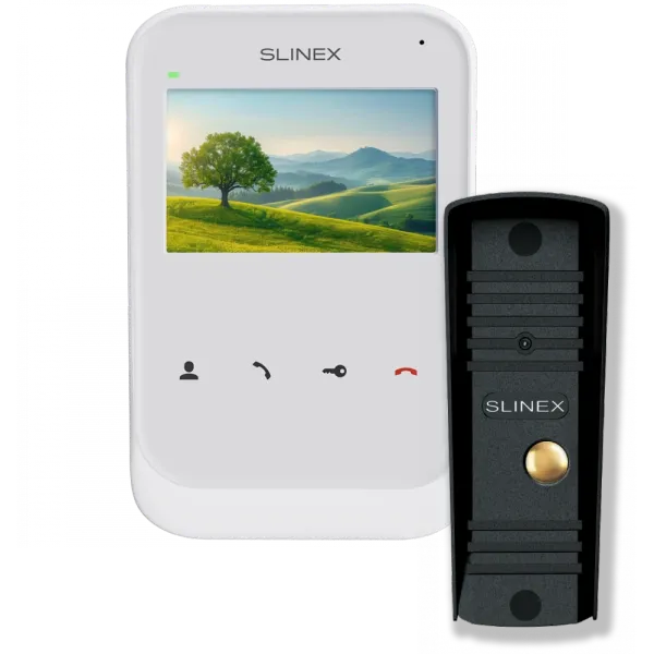 Slinex SK-04 + ML-16HR black Комплект відеодомофон + панель виклику