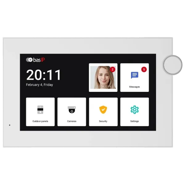 Bas-IP AZ-07LF white Android 7" Wi-Fi Відеодомофон