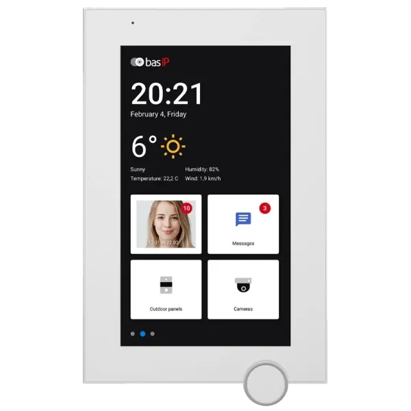 Bas-IP AZ-07LF white Android 7" Wi-Fi Відеодомофон