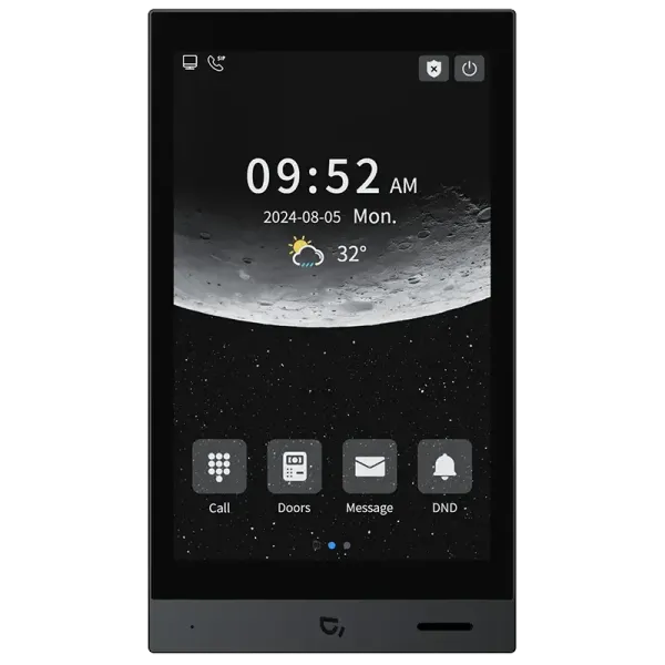 Dnake H616 BLACK 8' Android 10 Відеодомофон