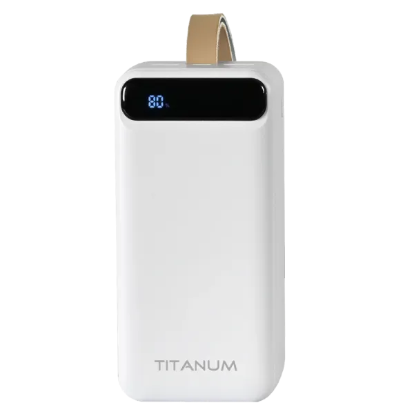 TITANUM 741S 22.5W White 50000mAh Повербанк