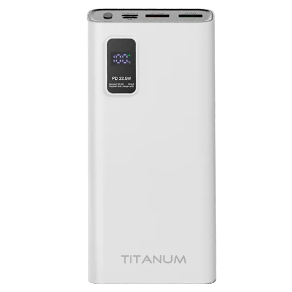 TITANUM 727S White 20 000 мА•г Повербанк