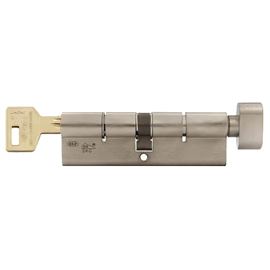 CISA C3000 80T (35*45T) Циліндр нікель матовий 3 ключі