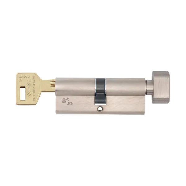 CISA C3000 70T (30*40T) Циліндр нікель матовий 3 ключі