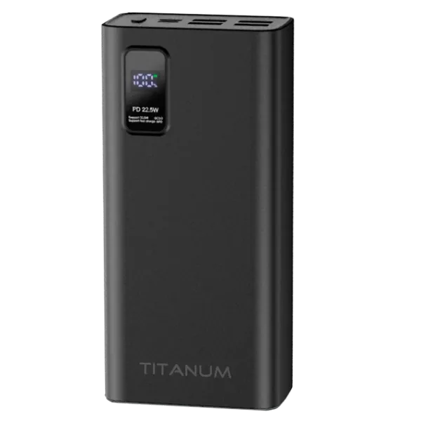 TITANUM 728S 30000mAh 22.5W Black Повербанк
