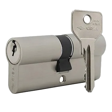 CISA C2000 80 (40*40) Циліндр нікель матовий 3 ключі