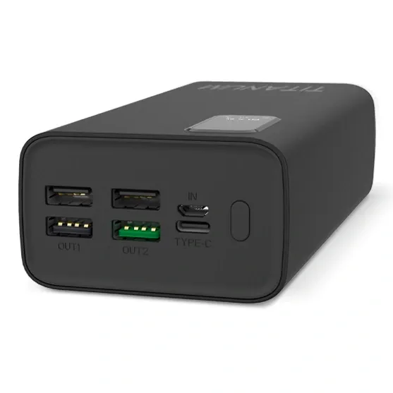 TITANUM 728S 30000mAh 22.5W Black Повербанк