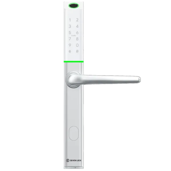SEVEN LOCK SL-7763BF white Розумний дверний біометричний замок