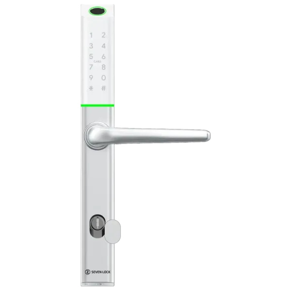 SEVEN LOCK SL-7763BF white Розумний дверний біометричний замок