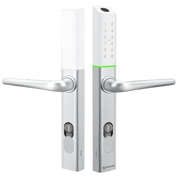 SEVEN LOCK SL-7763BF white Розумний дверний біометричний замок