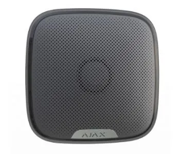 StreetSiren (black) Бездротова вулична сирена Ajax