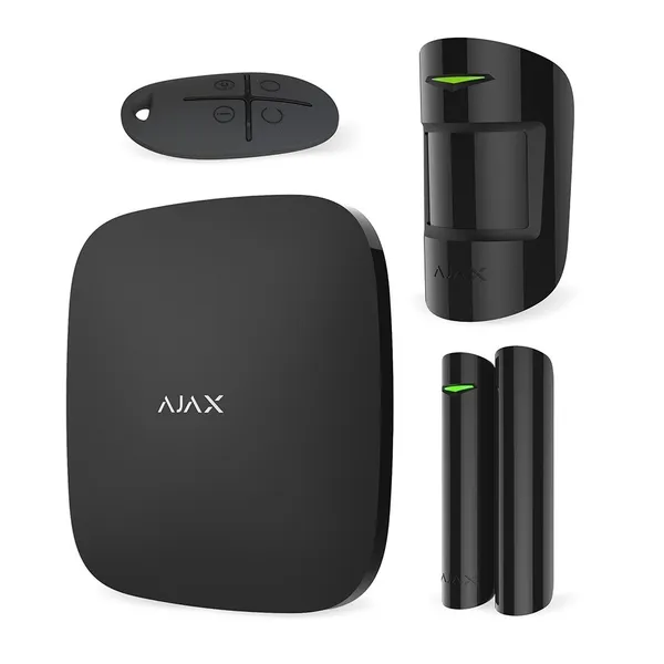 Ajax HubKit Plus (black) бездротової сигналізації Комплект