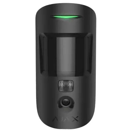Ajax MotionCam HDR (PhOD) Jeweller black руху з камерою бездротовий Сповіщувач