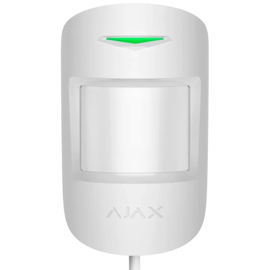 Дротовий сповіщувач руху Ajax Superior MotionProtect Plus white Fibra