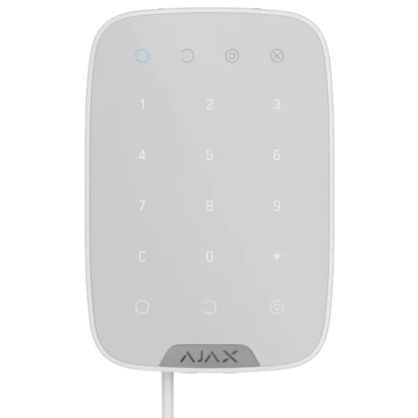 Дротова сенсорна клавіатура Ajax Superior Keypad white Fibra
