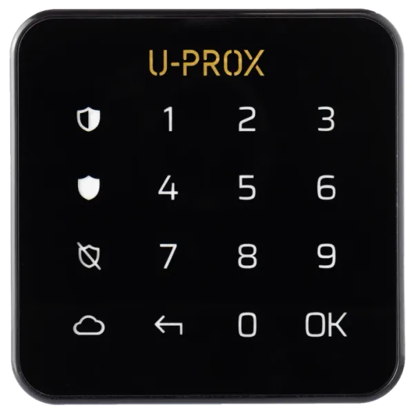 U-Prox Keypad G1 Black Бездротова сенсорна клавіатура для однієї групи