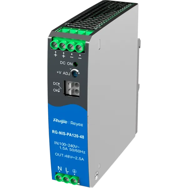 Ruijie RG-NIS-PA120-48 Джерело живлення AC/DC 120 Вт на DIN-рейку