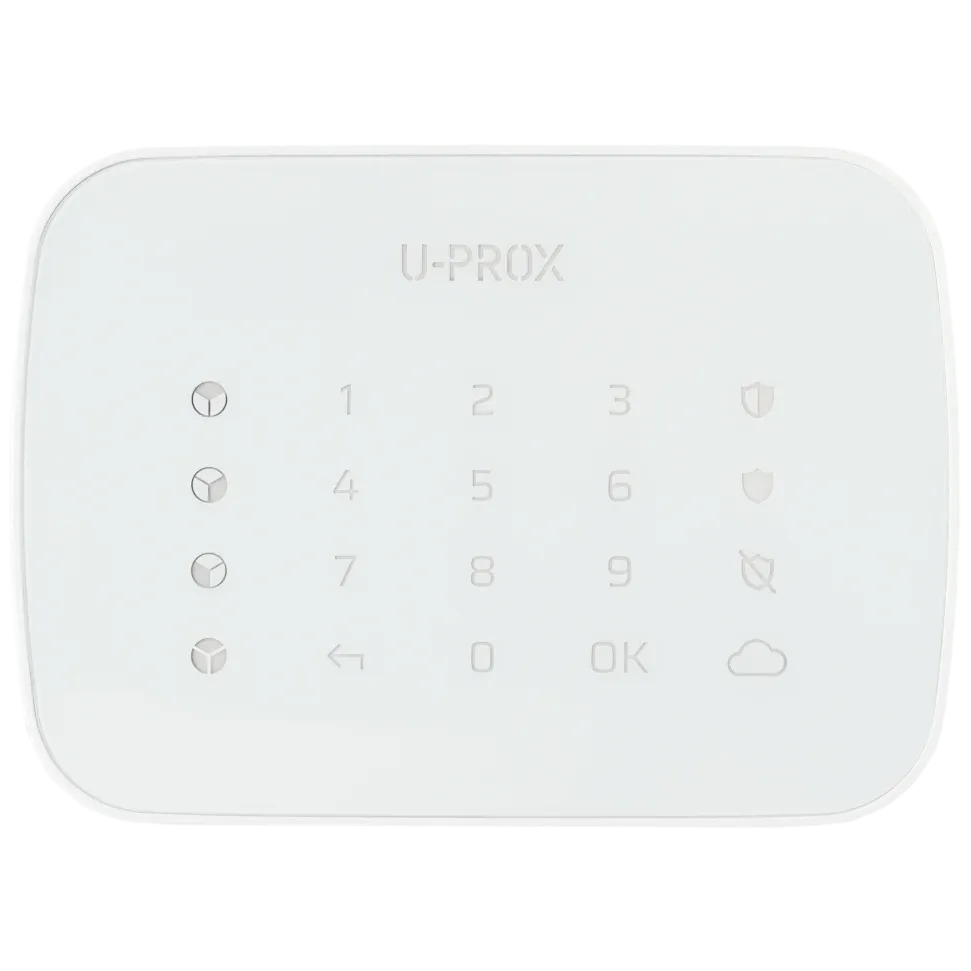 U-Prox Keypad G4 White Бездротова сенсорна клавіатура для чотирьох груп