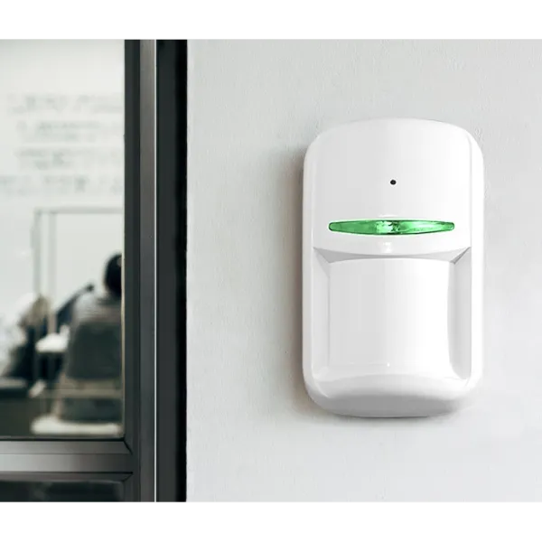 U-Prox PIR Combi White Бездротовий комбінований сповіщувач руху та розбиття скла з імунітетом до тварин