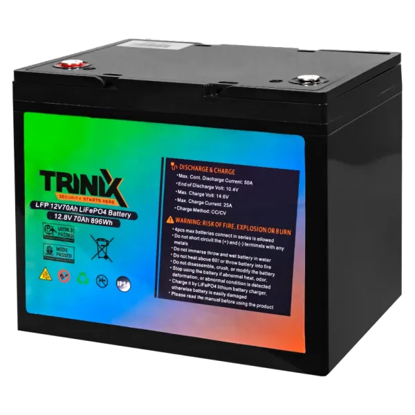 TRINIX LFP 12V70Ah LiFePo4 Акумуляторна батарея