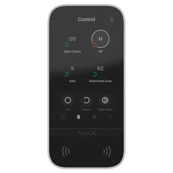 Ajax KeyPad TouchScreen (8EU) white Клавіатура