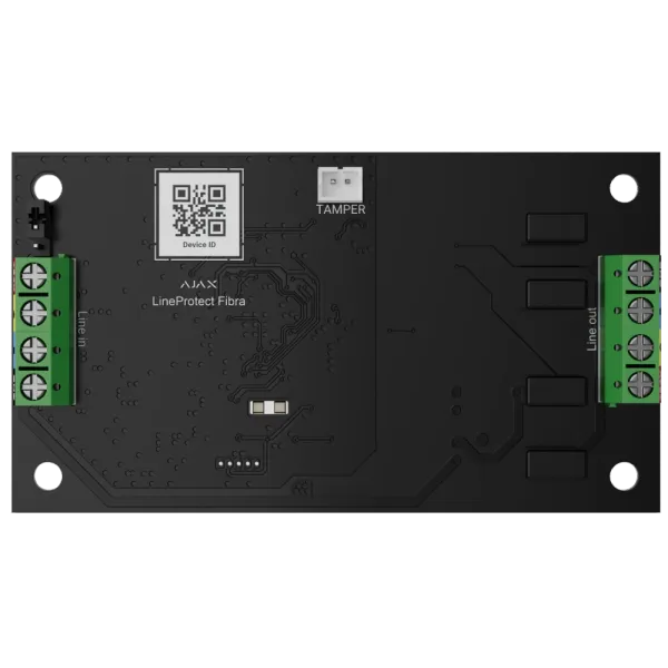 Модуль для захисту пристроїв від короткого замикання та саботажу Ajax Superior LineProtect ASP Fibra