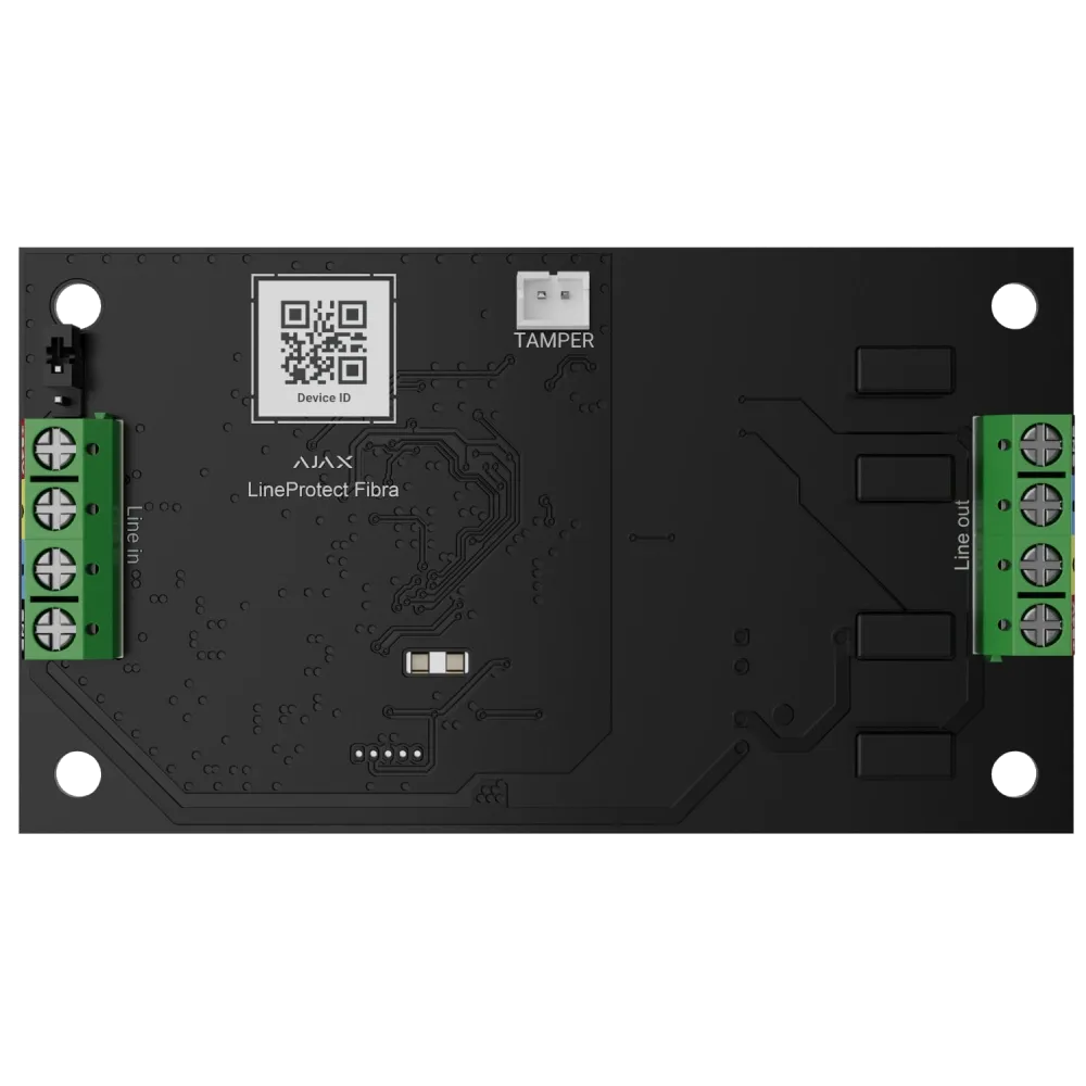 Модуль для захисту пристроїв від короткого замикання та саботажу Ajax Superior LineProtect ASP Fibra
