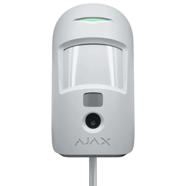 Дротовий сповіщувач руху з камерою Ajax Superior MotionCam (PhOD) white Fibra