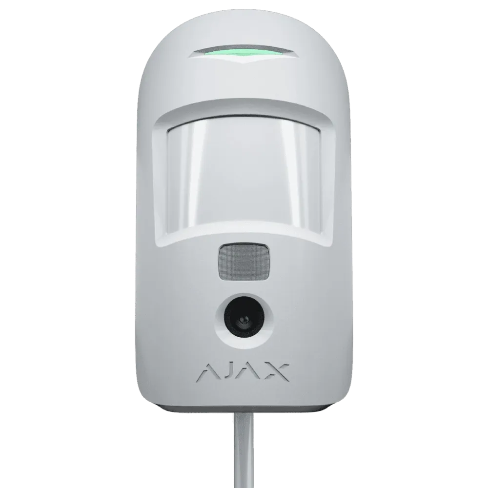 Дротовий сповіщувач руху з камерою Ajax Superior MotionCam (PhOD) white Fibra