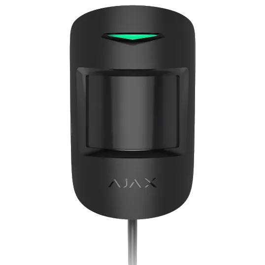 Дротовий сповіщувач руху Ajax Superior MotionProtect Plus black Fibra