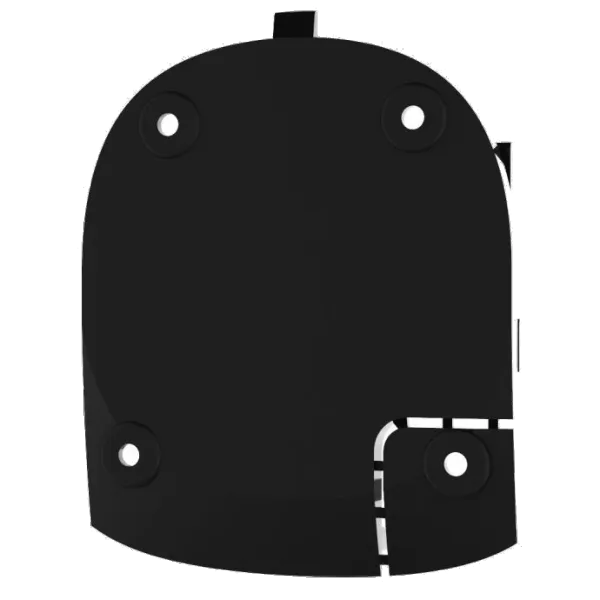 Smartbracket Ajax Hub black Частина пластикового корпусу