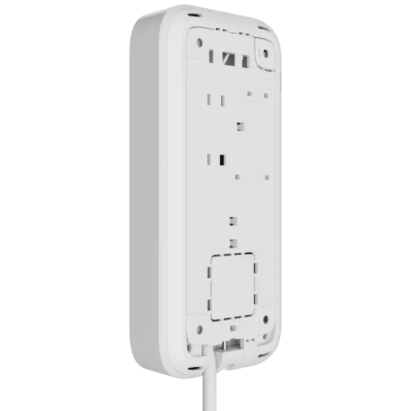 Клавіатура дротова сенсорна Ajax Superior KeyPad TouchScreen white Fibra