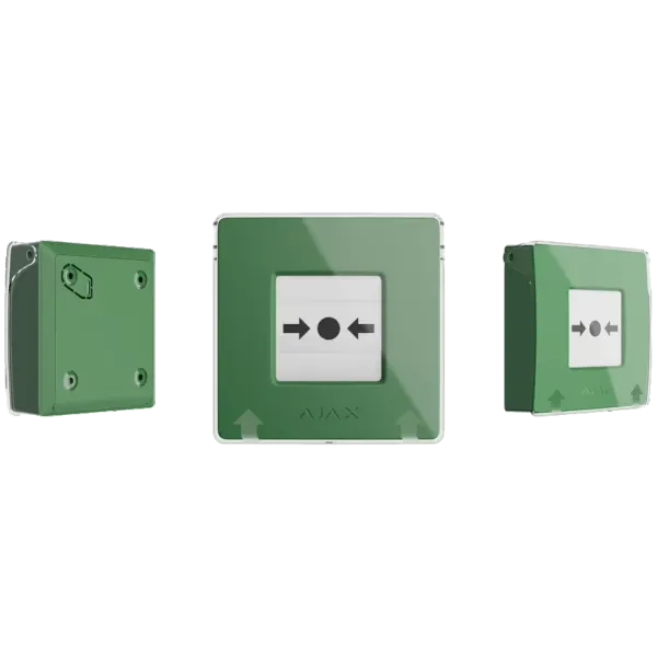 Ajax Manual Call Point (Green) ручний бездротовий Сповіщувач