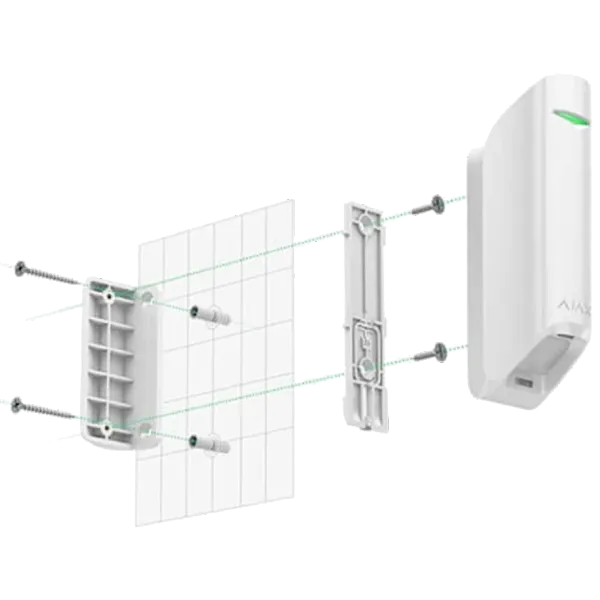 Ajax Smartbracket MotionProtect Curtain white Кріпильна панель