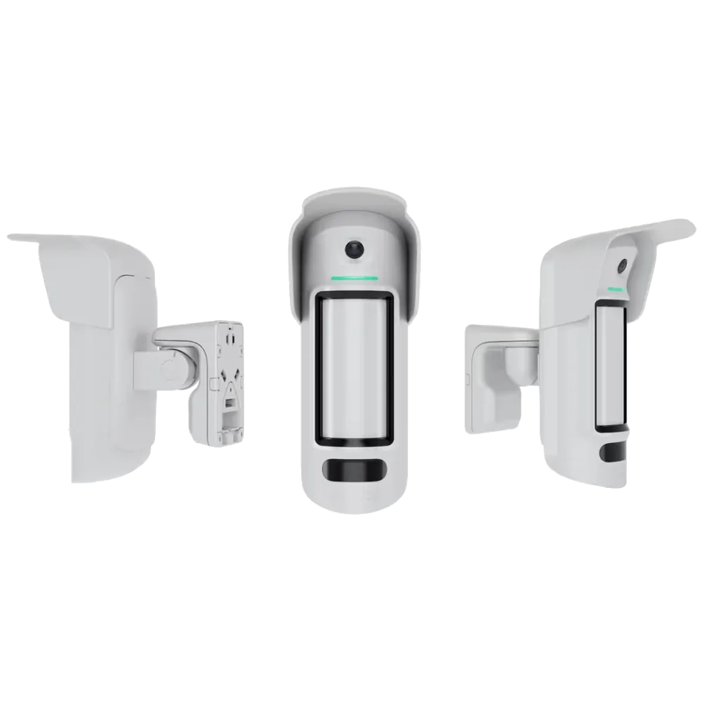 Ajax MotionCam Outdoor HighMount (PhOD) white руху з камерою Сповіщувач
