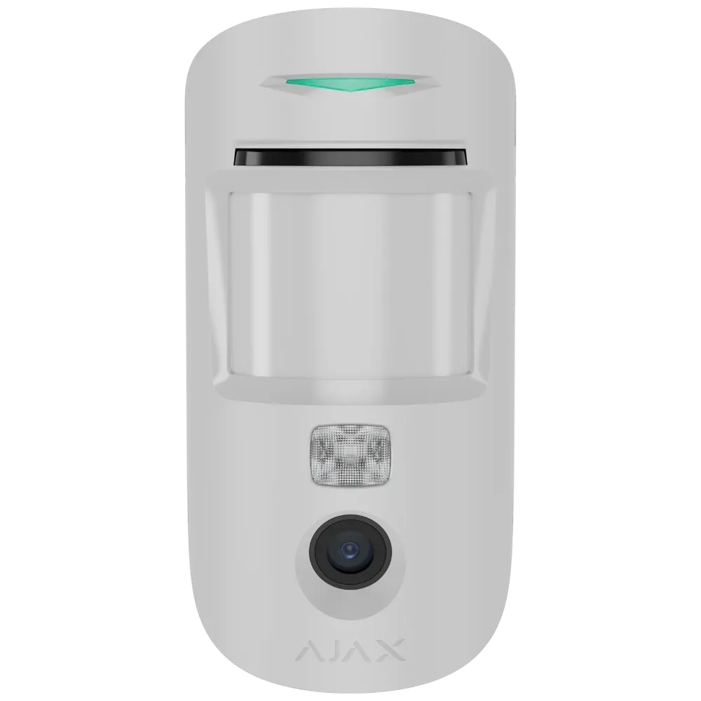 Бездротовий сповіщувач руху з камерою Ajax Superior MotionCam AM (PhOD) white Jeweller