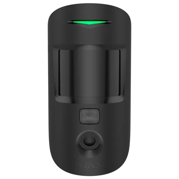 Бездротовий сповіщувач руху з камерою Ajax Superior MotionCam HD (PhOD) black Jeweller