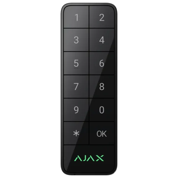 Дротова клавіатура Ajax Superior Keypad Outdoor black Fibra