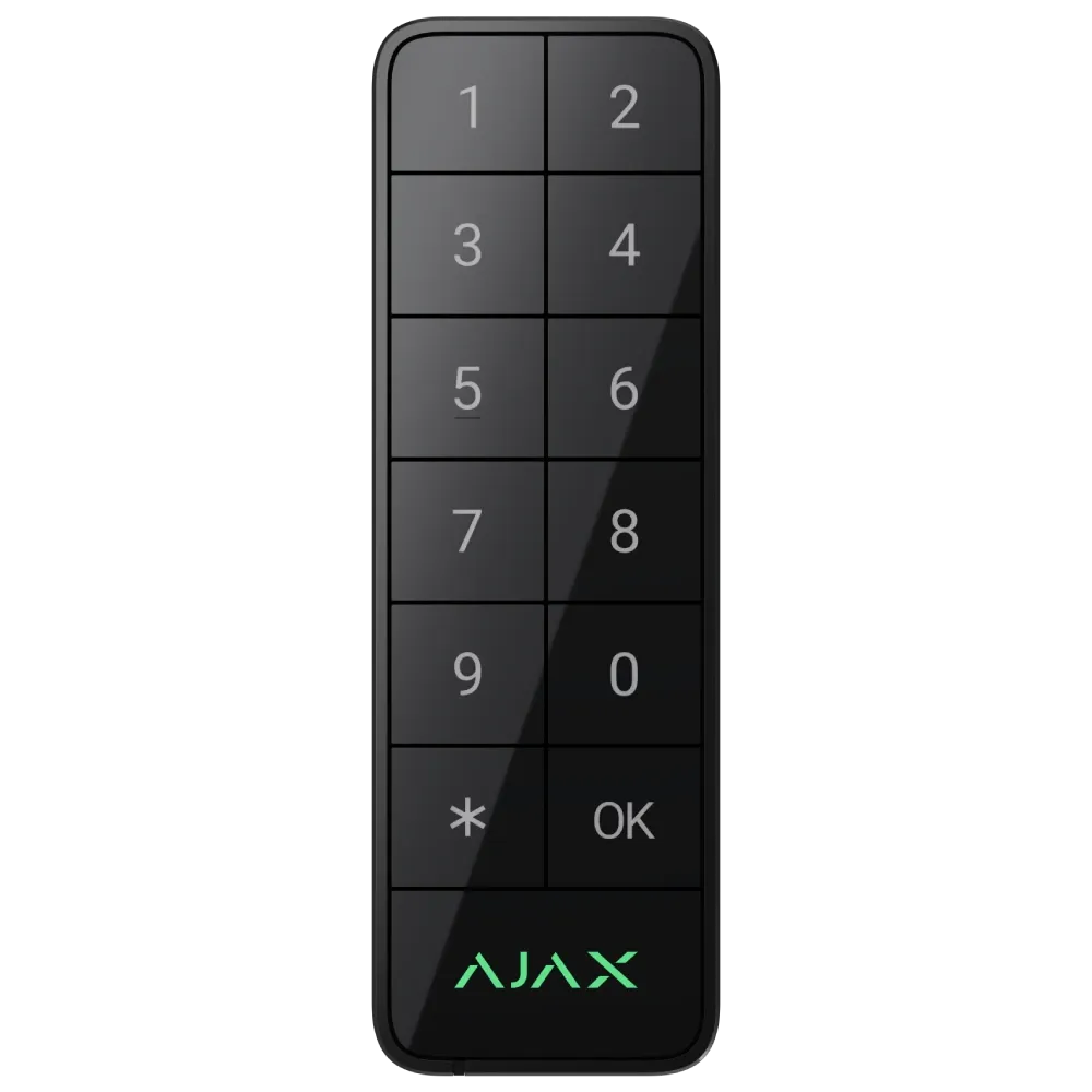 Дротова клавіатура Ajax Superior Keypad Outdoor black Fibra