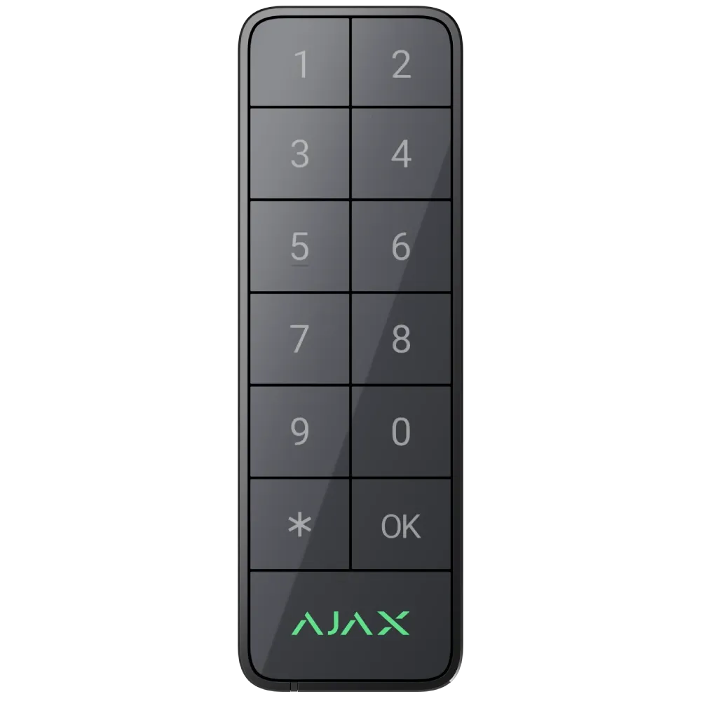 Дротова клавіатура Ajax Superior Keypad Outdoor graphite Fibra