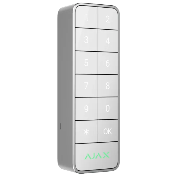 Дротова клавіатура Ajax Superior Keypad Outdoor white Fibra
