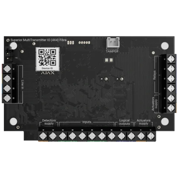 Модуль для інтеграції 8ми дротових пристроїв Ajax Superior MultiTransmitter IO (4X4) Fibra