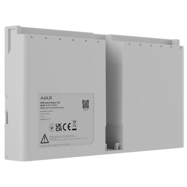 Ajax EN54 Internal Battery (72h) white для Fire Hub і Fire Rex Акумулятор