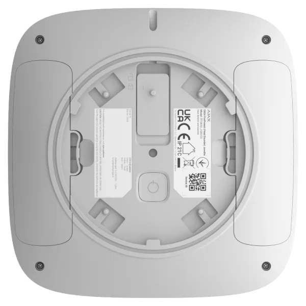 Ajax EN54 FireProtect (Heat/Sounder) white пожежний тепловий зі звуковим оповіщенням Сповіщувач