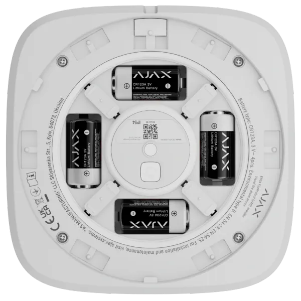 Ajax EN54 FireProtect (VAD) white пожежний світловий Cповіщувач