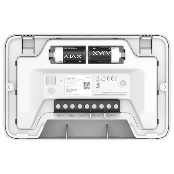 Ajax EN54 I/O Module (2X2) white Адресний модуль